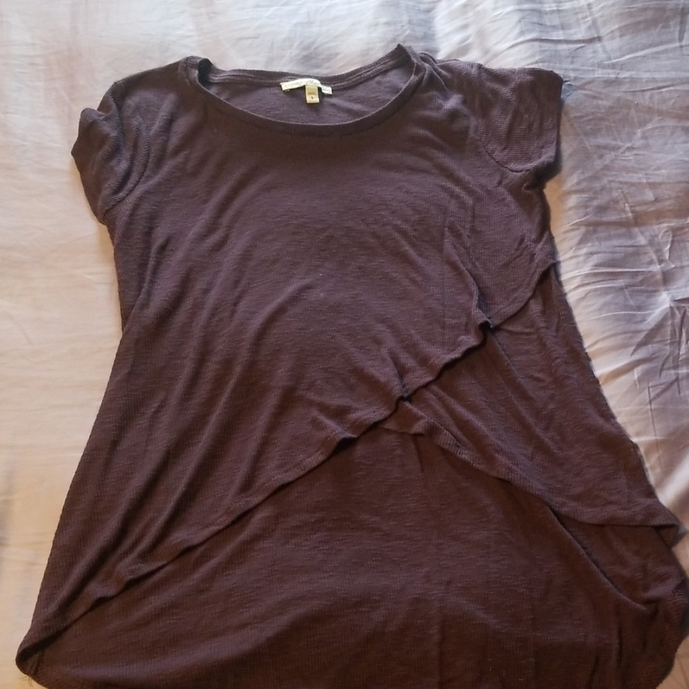 Express one eleven purple tee shirt